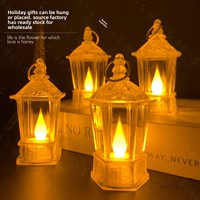 Mini bougie électronique LED transparente - Lumière de nuit - Matériau plastique - Sans source d'alimentation
