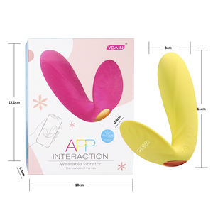 Masajeador Personal Portátil para Ropa Interior con Control por Aplicación <span class=keywords><strong>y</strong></span> 42 Funciones ° Dispositivo Interactivo de Larga Distancia con Calefacción <span class=keywords><strong>y</strong></span> Resistencia al Agua IPX7 para Mujeres - Product Image 1