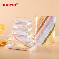 1107 assiettes alimentaires en plastique jetables personnalisées plateaux à sushi conteneur japonais boîte à emporter pour emballage de saumon