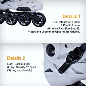 Professionale with Black Hardboots bambini adulti Pu ruote lampeggianti <span class=keywords><strong>pattini</strong></span> <span class=keywords><strong>a</strong></span> <span class=keywords><strong>rotelle</strong></span> in linea - Product Image 2