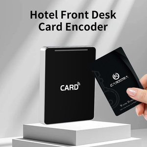 Hệ thống quản lý khách sạn phát hành thẻ khách sạn khóa thiết bị đọc thẻ V8 Máy làm thẻ phòng cảm biến thông minh đầu đọc thẻ USB - Product Image 2