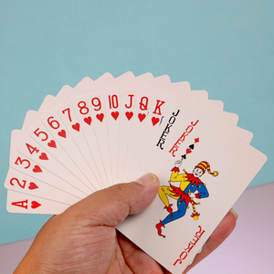 Luxury Waterproof Paper Poker <b>Playing</b> <b>Cards</b> Flexible Personalized Custom Logo Printed Kids Party Game <b>Cards</b> Wholesale - Product Image 2