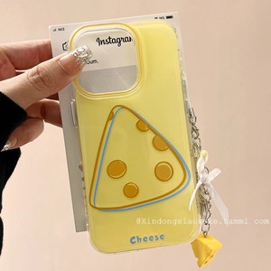 Nuova <span class=keywords><strong>Cover</strong></span> Protettiva Semplice e Carina con Linee Bianche e Ciondolo per iPhone 16 12 13 14 15 Pro Max - Stile <span class=keywords><strong>Apple</strong></span> Fashion - Product Image 3