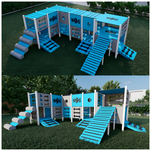 Tunnel de jeu d'agilité pour chien avec planche en PE pour l'entraînement des animaux de compagnie en plein air, cour, jardin, parc pour chiens, équipement d'agilité, parcours d'obstacles - Product Image 4