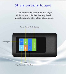 <span class=keywords><strong>Router</strong></span> hotspot ponsel, kartu sim 5g mini portabel dengan baterai 4400mAh hotspot 5g - Product Image 4