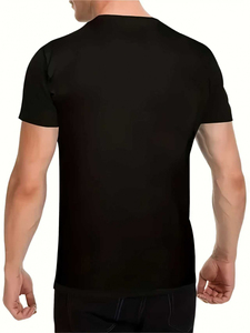 T-shirt da <span class=keywords><strong>uomo</strong></span> personalizzata con stampa digitale 3D a sublimazione, girocollo, oversize, maniche corte, 140g, pesante, 100% poliestere - Product Image 4