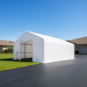 Cobertizo de Almacenamiento de Doble Estructura 30 x 40 con Cubierta de PVC de Alta Resistencia para Equipos de Estacionamiento - Product Image 2