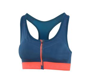 2022 venta al por mayor de sujetador de gimnasio atlético para mujer con logotipo personalizado, Tops transpirables de tela de LICRA de talla grande para Fitness, correr, Yoga, Tops - Product Image 2