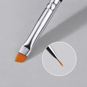 Gel Eyeliner Brush Fine Angled Pro Precision Eye Liner High-end Ultra Fine Thin Flat Angled Eyeliner Brush With Private Label