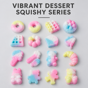 Jouet anti-stress en silicone souple à rebond lent, jouets <span class=keywords><strong>de</strong></span> décompression en TPR Mochi Squishies animaux et aliments pour enfants et adultes - Product Image 2