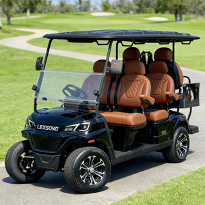 Voiturette de <span class=keywords><strong>golf</strong></span> électrique 6 places avec batterie au lithium 72V et contrôleur Curtis - Product Image 1