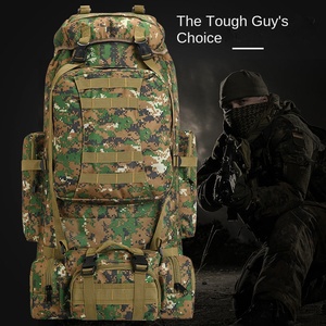 Custom Outdoor Sports Tactical Duffle <b>Backpack</b> <b>Waterproof</b> Camouflage Design Detachable Mountaineering Bag Polyester - Product Image 4