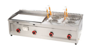 مقلاة تجارية رائجة البيع + مقلاة مزدوجة من الفولاذ المقاوم للصدأ عالي الجودة معدات تعمل بالغاز للاستخدام في المطاعم - Product Image 2