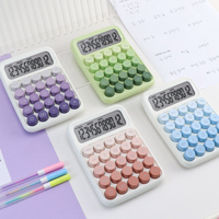 Calculatrice numérique professionnelle à grand écran de 12 chiffres, 25 touches, design élégant, pour étudiants, comptabilité et bureau, alimentée par piles, en plastique