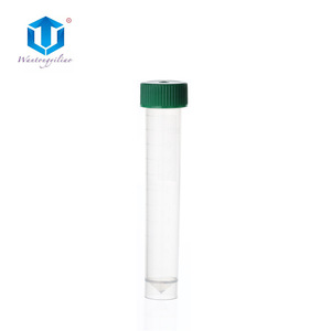Wantong Medical 10ml Cryovials Screw Top Graduated <b>Plastic</b> Cryogenic <b>Tube</b> For Lab Use - Product Image 1