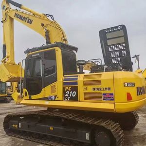 Excavadora de cadenas Komatsu PC210 usada de alta calidad, año 2024, buen rendimiento, caja de cambios original, motor, cojinetes, 21000 kg - Product Image 1