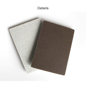 <span class=keywords><strong>Lija</strong></span> de espuma cuadrada roja de 70*100mm para uso en húmedo o seco, con flocado de doble cara, para pulido de coches, metal, madera y paneles de yeso. - Product Image 4