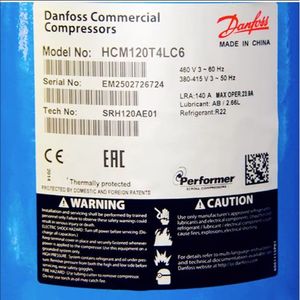 Compresseur scroll HYZL HCM120T4LC6 HCM094T4LC6 HCM104 HCM109T4LC6 pour équipement frigorifique - Product Image 3