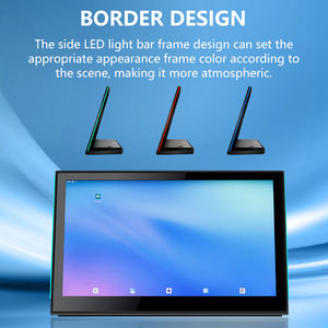 10.1 "Android Tablet PC Kiosque de signalisation numérique de bureau en forme de L 1G 16G Mic Camera RJ45 WIFI Panneau publicitaire en libre-service - Product Image 6