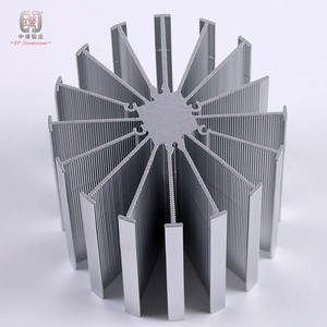 Perfil de extrusión de aluminio Serie 6000 personalizado círculo girasol disipador de calor cilindro tubo doblado punzonado servicios incluidos - Product Image 5