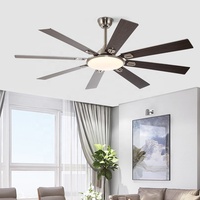 Ventilateur de plafond AC DC 60 pouces avec kit d'éclairage avec télécommande Ventilateur de plafond avec kit d'éclairage Ventilateur de plafond avec lumière et télécommande