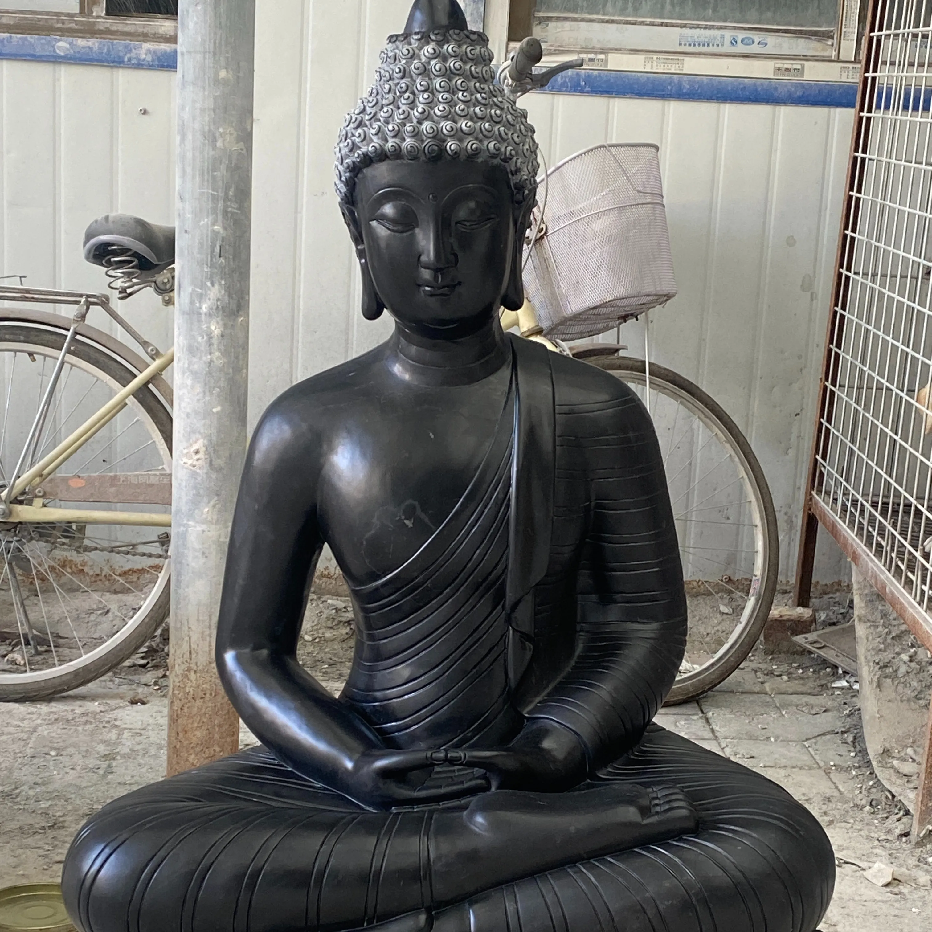 Outdoor Hand Carved Marble Buddha Marble Statue