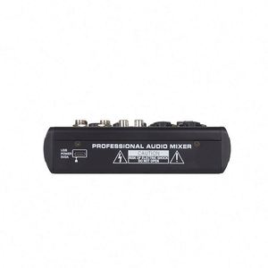 มิกเซอร์เสียง USB รุ่นใหม่ล่าสุดจากผู้ผลิต สำหรับงานแสดงสด มินิ 4 ช่องสัญญาณ พร้อมเอฟเฟค 99dsp เชื่อมต่อผ่าน BT และ USB OTG - Product Image 4