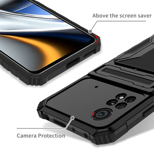 เคส M3 14C สำหรับ Xiaomi redmi, 9A A1 A2 9C <span class=keywords><strong>10</strong></span>/11 <span class=keywords><strong>Lite</strong></span> poco มีช่องใส่การ์ดเกราะกันกระแทกเคสป้องกันขาตั้งโทรศัพท์ - Product Image 3