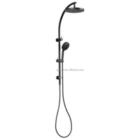 Robinet de bain mural en laiton avec cartouche céramique, système de douche encastré, ensemble de robinetterie, support de pommeau de douche réglable