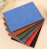 Carnet A5 en cuir super abordable avec logo personnalisable, idéal pour le bureau et la prise de notes de réunions.