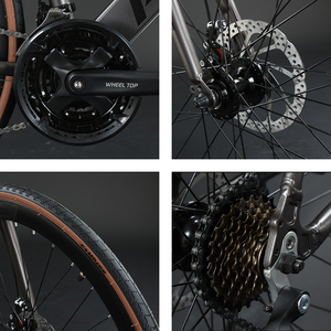 Hot chu kỳ bán nhôm 700C truyền xe đạp đường xe đạp - Product Image 5