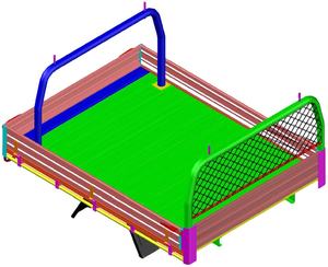 Custom 4x4 Aluminum <b>Ute</b> <b>Truck</b> Tray <b>Body</b> for Hilux - Product Image 1