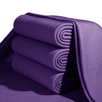 Couverture polaire anti-boulochage certifiée GRS en gros pour chaînes de supermarchés à prix réduits, douce et chaude, 100 % polyester, vente en gros