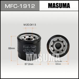 MFC-1912 MASUMA filtro olio Auto fornitore 3201-044 272088302 7017416 olio filtro carta per HYUNDAI - Product Image 2