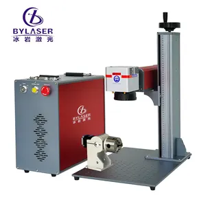 Geteilter Typ Faserlaser-Gravurgerät Mopa 100 W 200 W für Gravur Schneiden Gold Schmuck Gravur-Lasermaschine drehbar