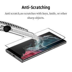 Protection d'écran en verre trempé 2.5D 9H pour <span class=keywords><strong>Samsung</strong></span> Galaxy <span class=keywords><strong>Ultra</strong></span> <span class=keywords><strong>S22</strong></span> S23 avec colle sur les bords - Product Image 5