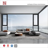 Ventanas Abatibles HENNISSY para Sala de Estar Moderna, Resistentes a la Intemperie, Sellado de Precisión por Inyección, Drenaje Oculto, Aislamiento Cuádruple