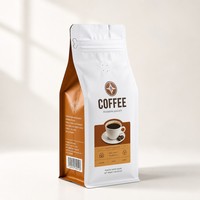 Sachets refermables personnalisés JIAHE avec fermeture éclair pour café, résistants à l'humidité, en Mylar de qualité alimentaire, vente en gros directe usine