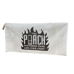 Bannière publicitaire géante en tissu maillé pour chantier de construction avec impression numérique, drapeaux et bannières personnalisés - Product Image 1