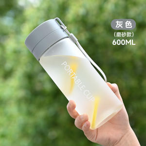 400/600/800ml Plastic Sport <strong>Water</strong> <strong>Bottle</strong> Large Capacity Outdoor Matte <strong>Water</strong> Cup Men Women Kids Student Portable <strong>Bottle</strong> For <strong>Water</strong> - Product Image 4