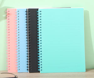 Vente en gros de carnets de notes d'affaires A5 personnalisés 100 feuilles de planificateur à spirale avec couverture en PVC Pages intérieures épaisses à double bobine - Product Image 4