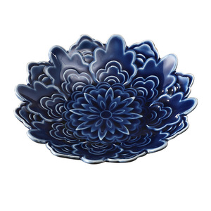 Juego de platos de cerámica para frutas Mystic Arts, nuevo estilo chino, bandeja decorativa para postres, para servir té en la sala de estar del hogar. - Product Image 5