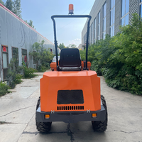 Mini-dumper hydraulique 4x4 de qualité supérieure, benne basculante, moteur EPA, chargeur auto-chargeur 1,5t pour ferme