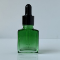 Flacon compte-gouttes rectangulaire en verre coloré de 30 ml et 40 ml, design personnalisé, pour huiles essentielles, flacons en verre pour désodorisant de voiture