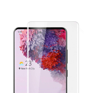 Protector de pantalla de vidrio templado transparente para Samsung S20 Plus Ultra Note 20 <span class=keywords><strong>A51</strong></span> <span class=keywords><strong>A71</strong></span>, líquido UV, membrana de pegamento transparente - Product Image 3