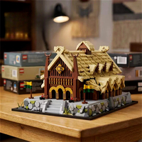DK 6032 2026 Nuevo MOC City Lord Golden Hall Street View, Kit de Modelo de Arquitectura para Armar, Ladrillos de Regalo, 2321 Piezas, Juego de Bloques de Construcción