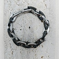 Pulsera de Acero Inoxidable Tipo H Vintage para Hombre de Alta Calidad Yunzhi, Resistente al Agua, Paquete al por Mayor para Fiestas