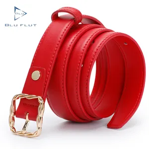 Blu Flut ladies waist belts genuine leather women ladies belts buckle leather women custom casual pin buckle belts