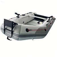 Bateau pneumatique RSMal360 de 360 cm avec support moteur et porte-canne à pêche