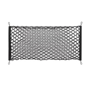 Car Trunk <b>Storage</b> Net 100x50cm Double Layer Mesh Organizer With Hooks Screws Buttons For Rear <b>Seat</b> Luggage - Product Image 2